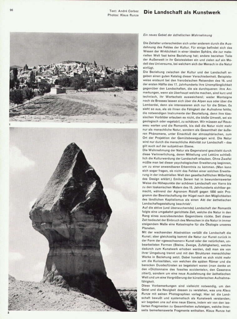 Die Landschaft als Kunstwerk