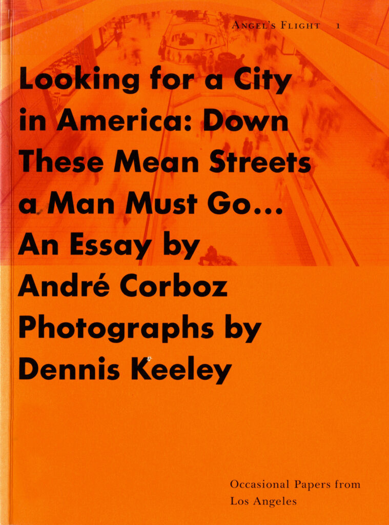 Looking for a city in America: Down these mean streets a man must go