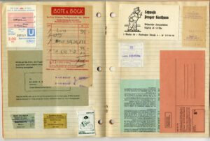 Travel tickets from Berlin, 1975