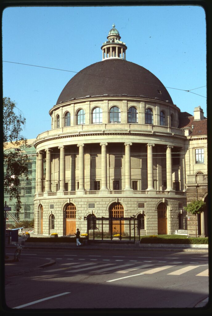 Zurich, ETH Main building, 1985