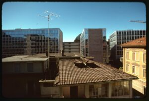 Lugano. View from the Hotel King, 1977