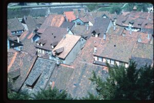 Laufenberg. View from the castle hill, 1985