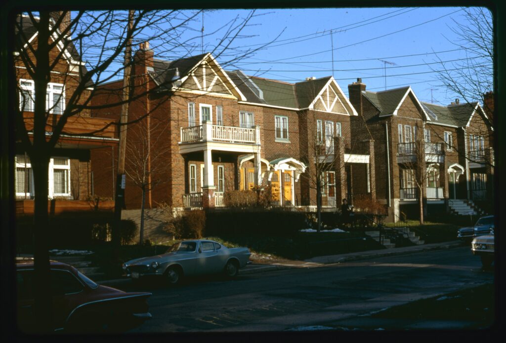 Montréal, Avenue Marcil, 1967