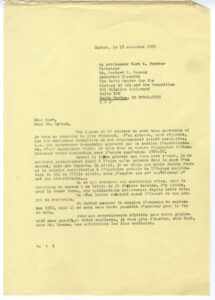 Letter, Getty Center, 1985