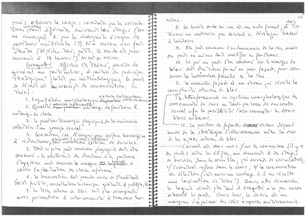 Notes de Voyage, 1975