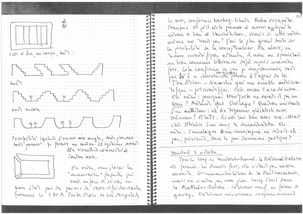 Notes de Voyage, 1975