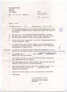 Letter, 1980